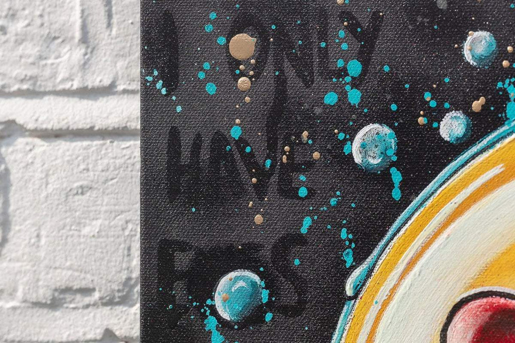 I Only Have Eyes For You - Original - SOLD by artist Becky Smith - Wyecliffe Galleries