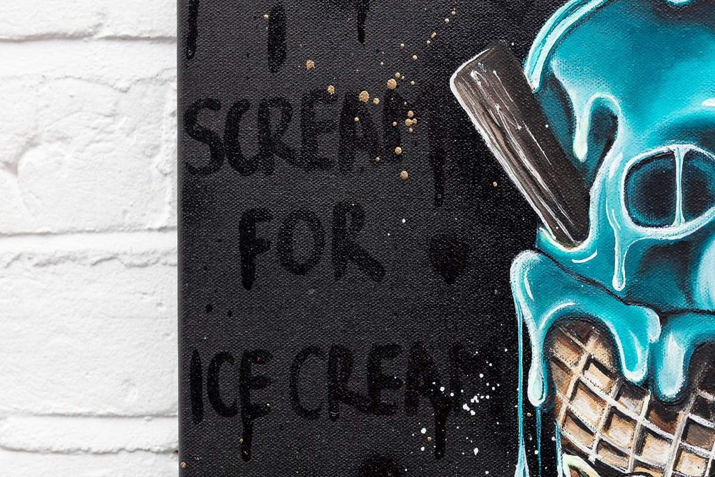 I Scream For Ice Cream - Original - SOLD by artist Becky Smith - Wyecliffe Galleries