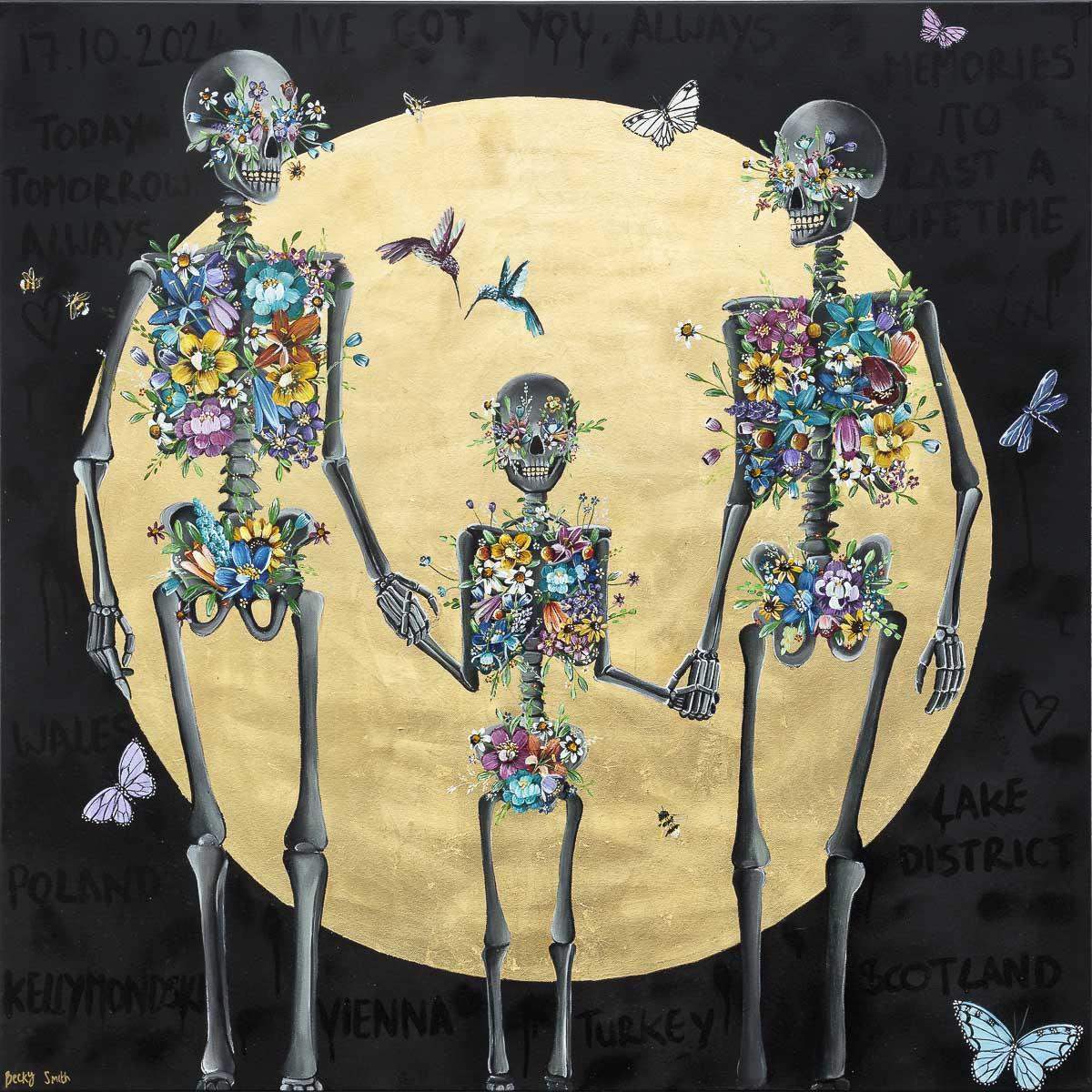 I've Got You, Always - Original - SOLD by artist Becky Smith - Wyecliffe Galleries