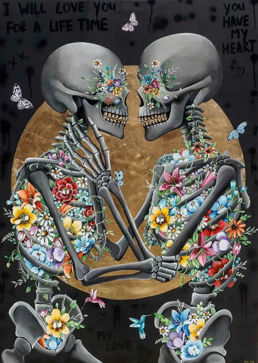 I Will Love You For A Lifetime - Original - SOLD by artist Becky Smith - Wyecliffe Galleries