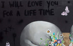 I Will Love You For A Lifetime - Original - SOLD by artist Becky Smith - Wyecliffe Galleries