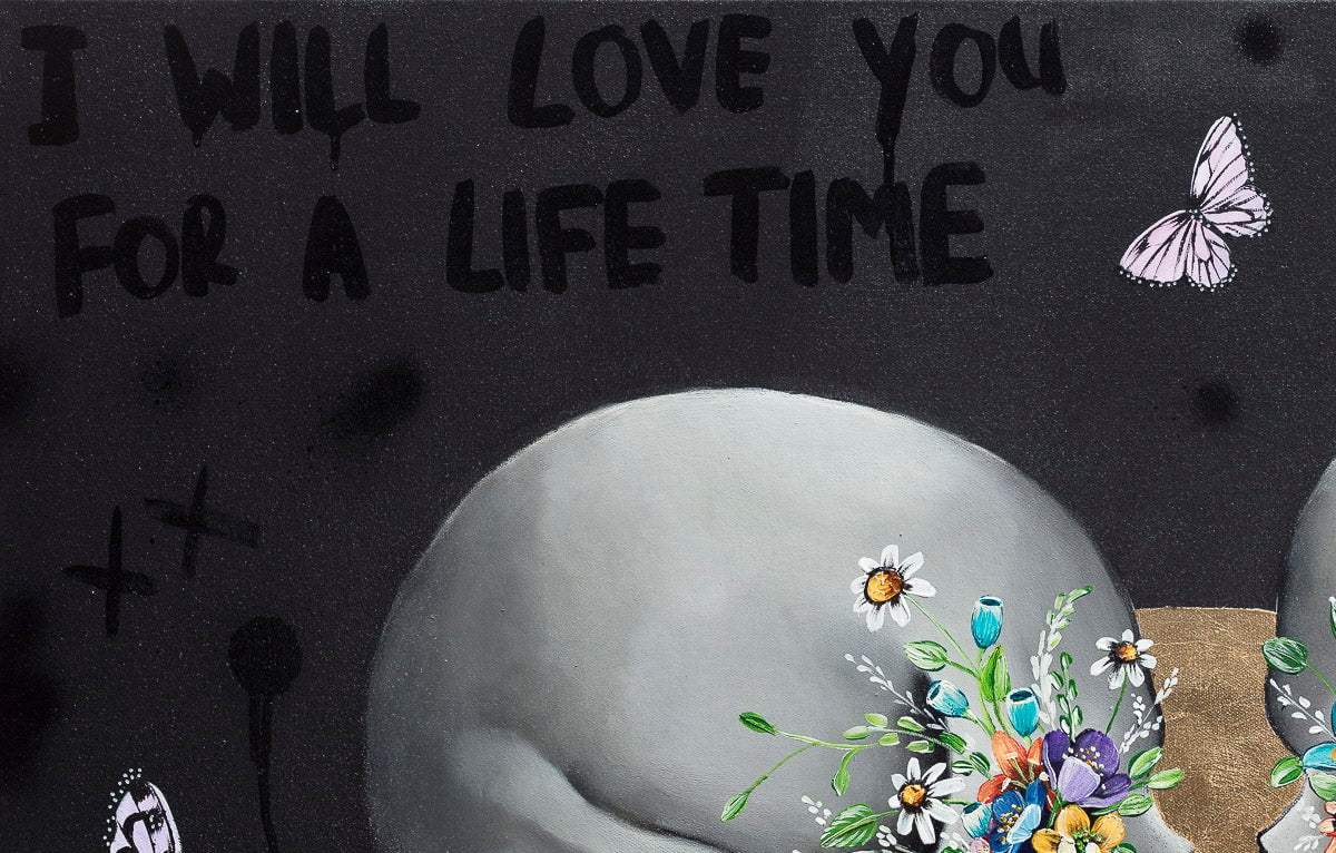 I Will Love You For A Lifetime - Original - SOLD by artist Becky Smith - Wyecliffe Galleries