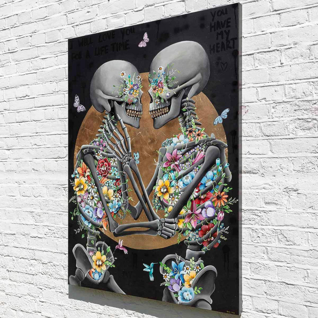 I Will Love You For A Lifetime - Original - SOLD by artist Becky Smith - Wyecliffe Galleries