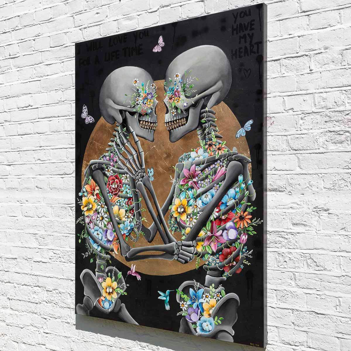 I Will Love You For A Lifetime - Original - SOLD by artist Becky Smith - Wyecliffe Galleries