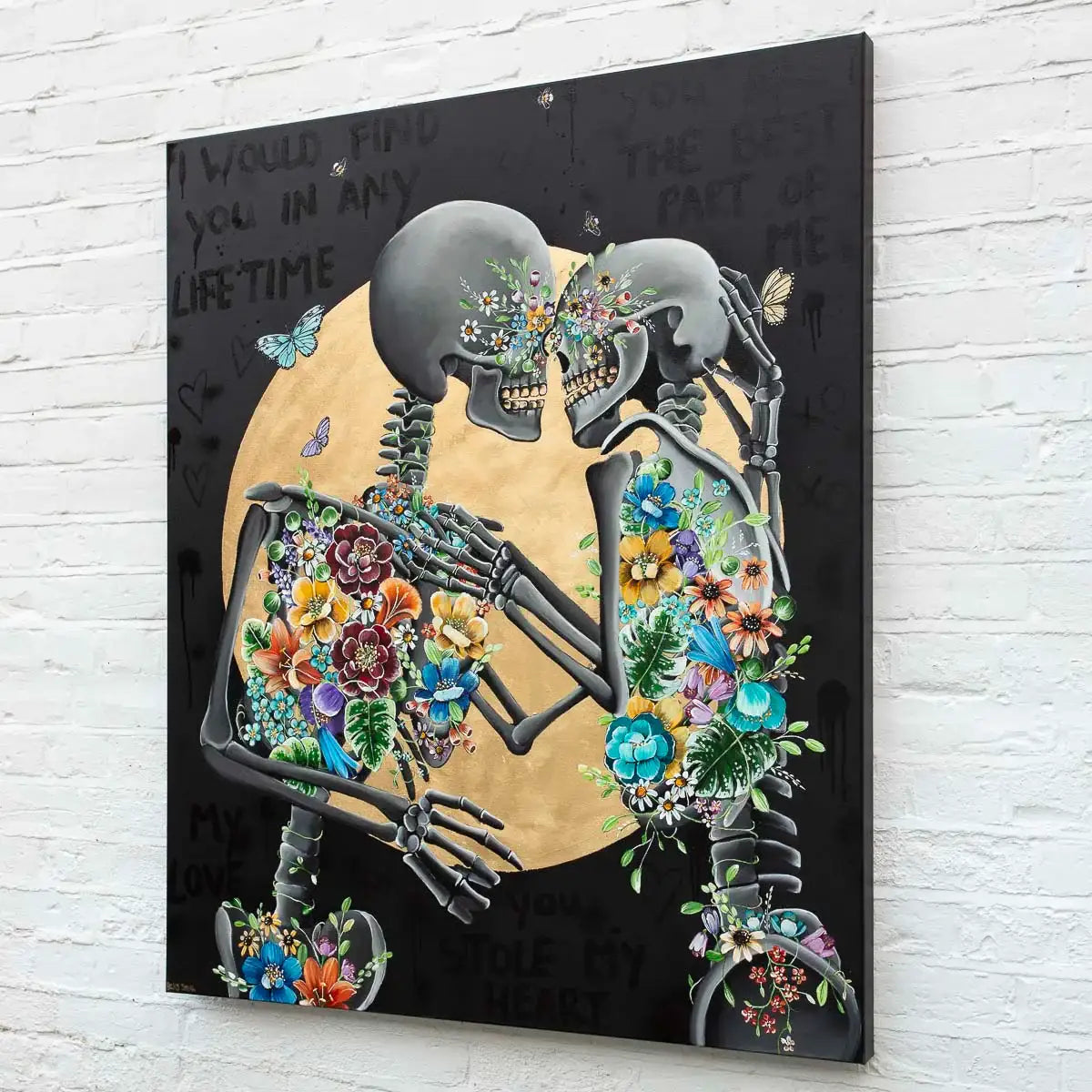 I Would Find You In Any Lifetime - Original - SOLD by artist Becky Smith - Wyecliffe Galleries