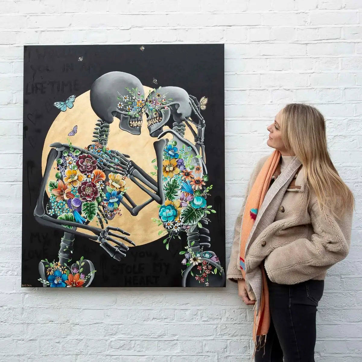 I Would Find You In Any Lifetime - Original - SOLD by artist Becky Smith - Wyecliffe Galleries