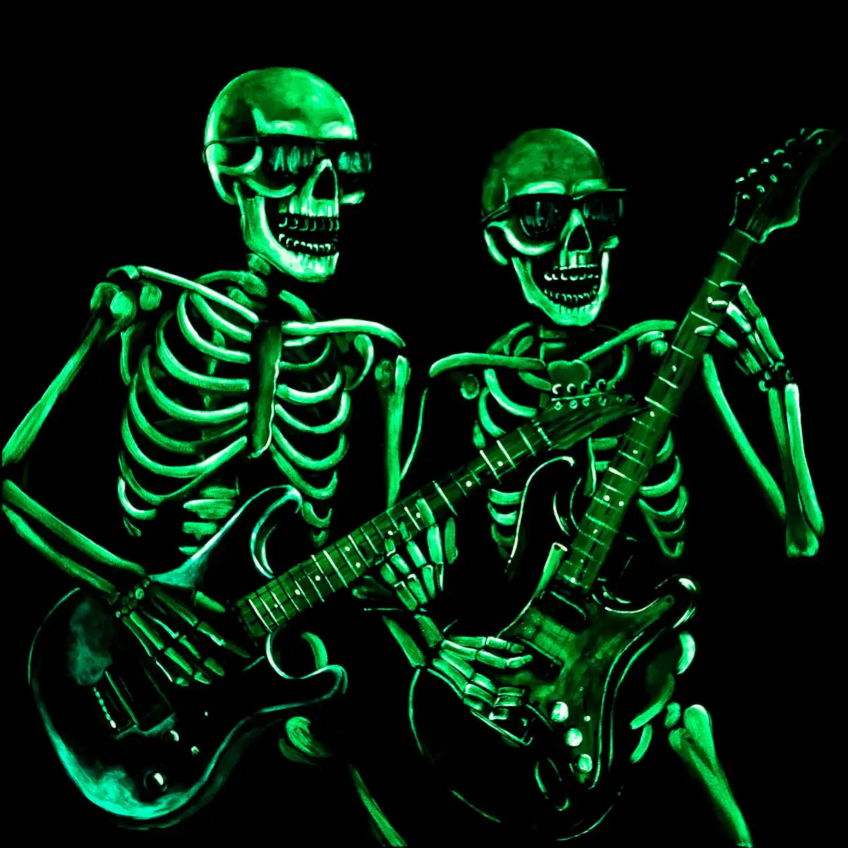 It's Only Rock 'N Roll - Original by artist Becky Smith - Wyecliffe Galleries