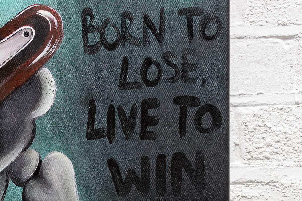 It's Only Rock 'N Roll - Original by artist Becky Smith - Wyecliffe Galleries