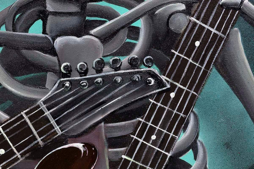 It's Only Rock 'N Roll - Original by artist Becky Smith - Wyecliffe Galleries