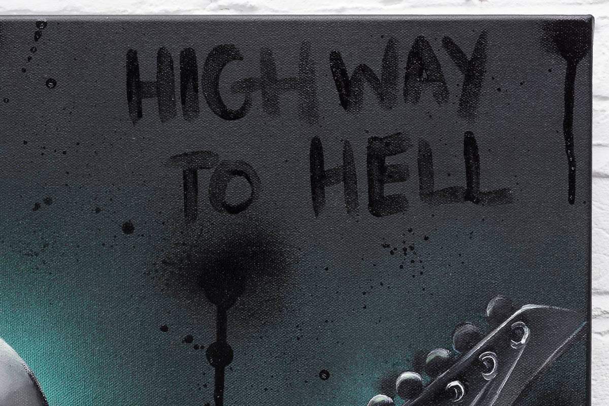 It's Only Rock 'N Roll - Original by artist Becky Smith - Wyecliffe Galleries