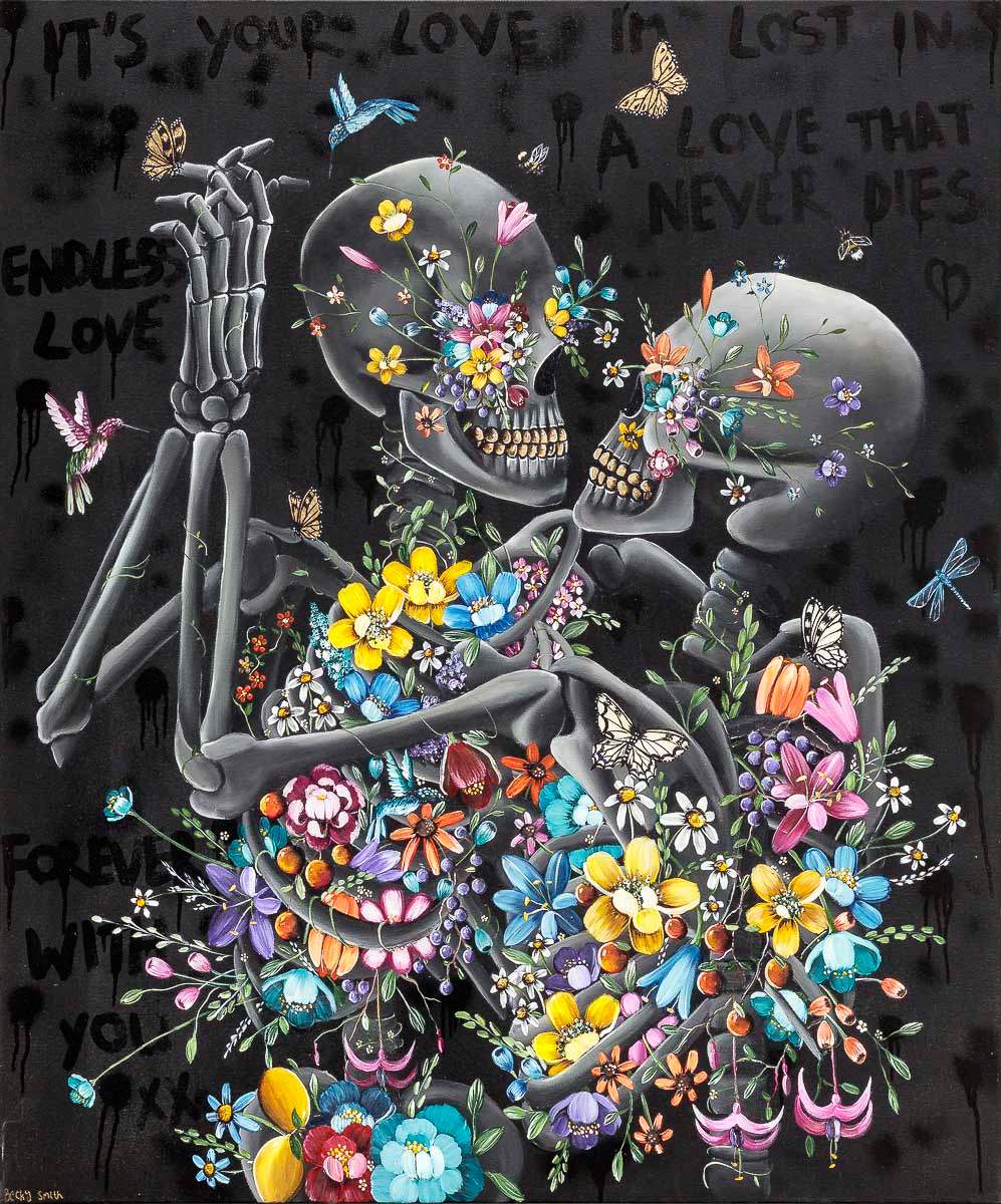 It's Your Love I'm Lost In - Original - SOLD by artist Becky Smith - Wyecliffe Galleries