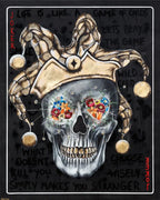 Joker - Black Suits - Original - SOLD by artist Becky Smith - Wyecliffe Galleries