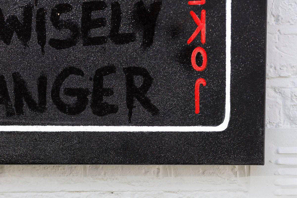 Joker - Black Suits - Original - SOLD by artist Becky Smith - Wyecliffe Galleries