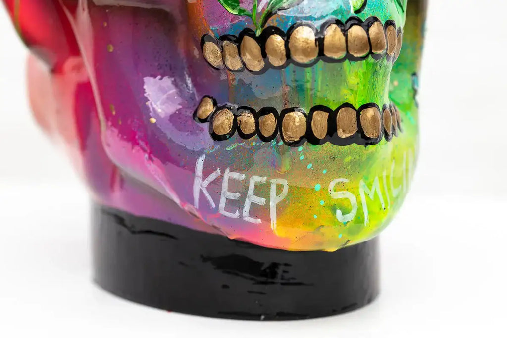 Keep Smiling - Original - SOLD by artist Becky Smith - Wyecliffe Galleries