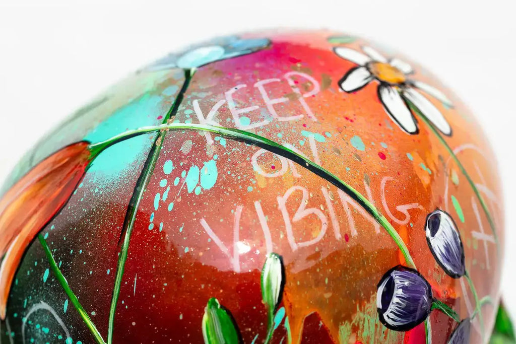 Keep Smiling - Original - SOLD by artist Becky Smith - Wyecliffe Galleries