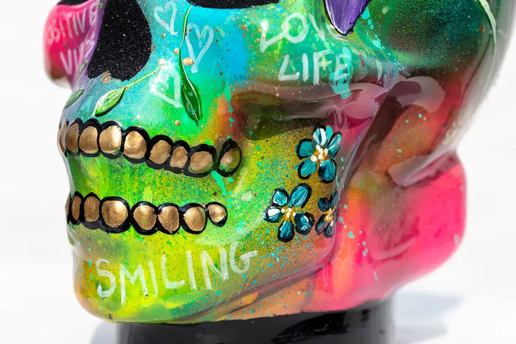 Keep Smiling - Original - SOLD by artist Becky Smith - Wyecliffe Galleries