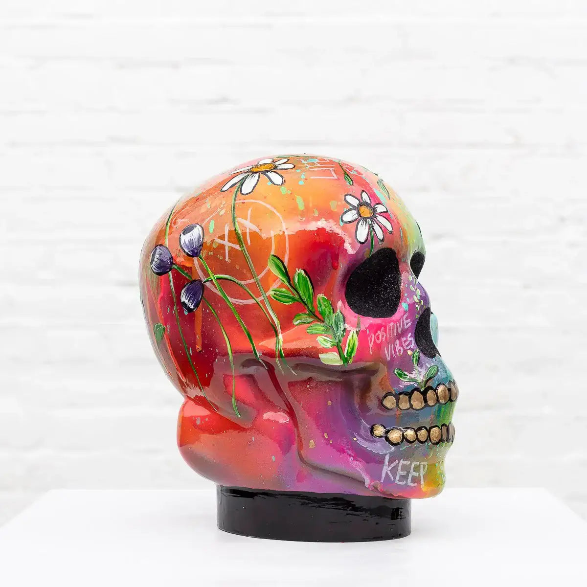 Keep Smiling - Original - SOLD by artist Becky Smith - Wyecliffe Galleries