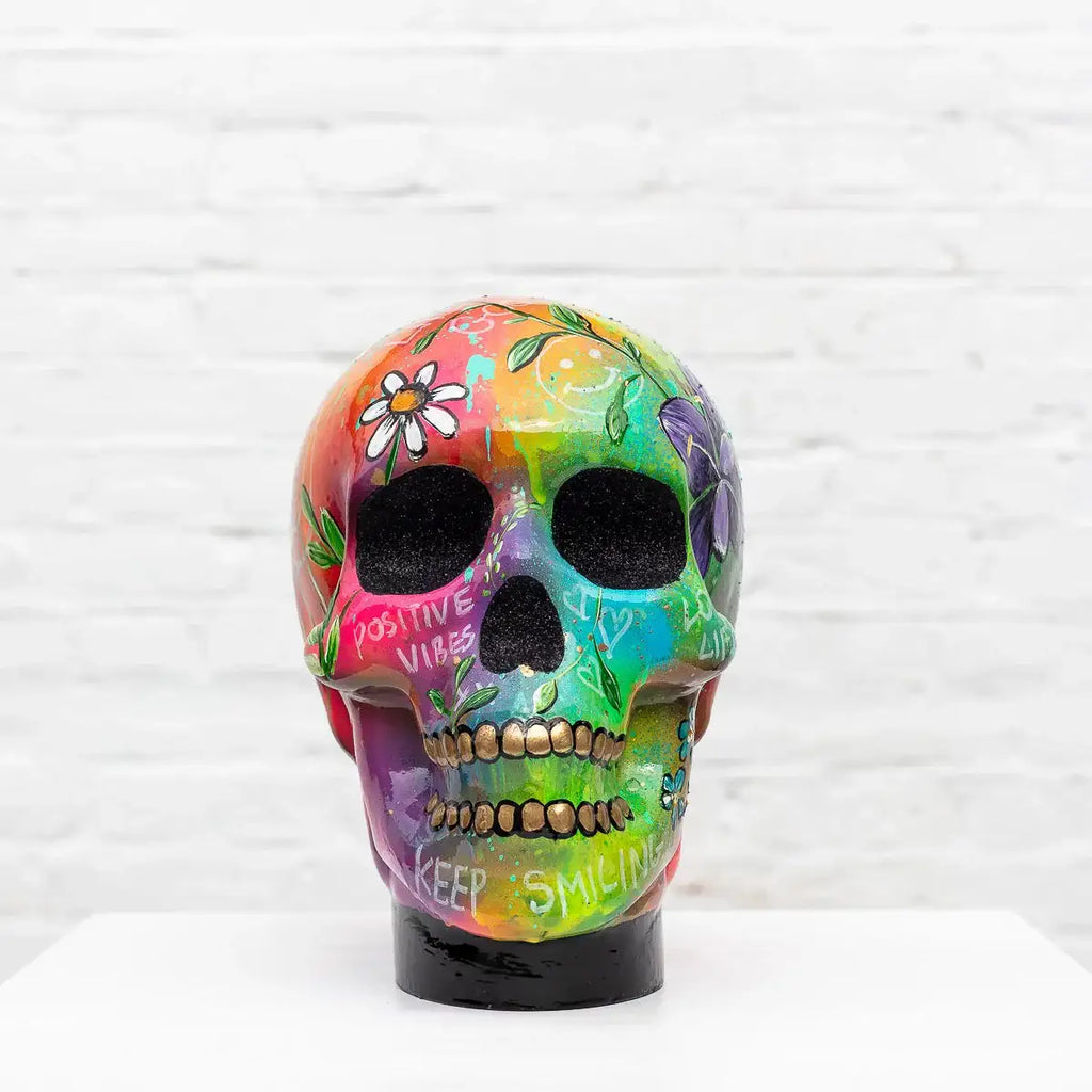 Keep Smiling - Original - SOLD by artist Becky Smith - Wyecliffe Galleries