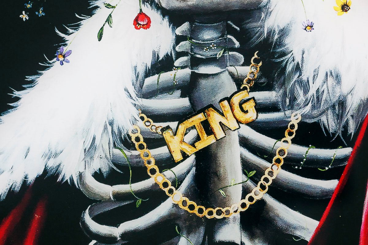 King Of Diamonds - Acrylic Edition Becky Smith Unframed