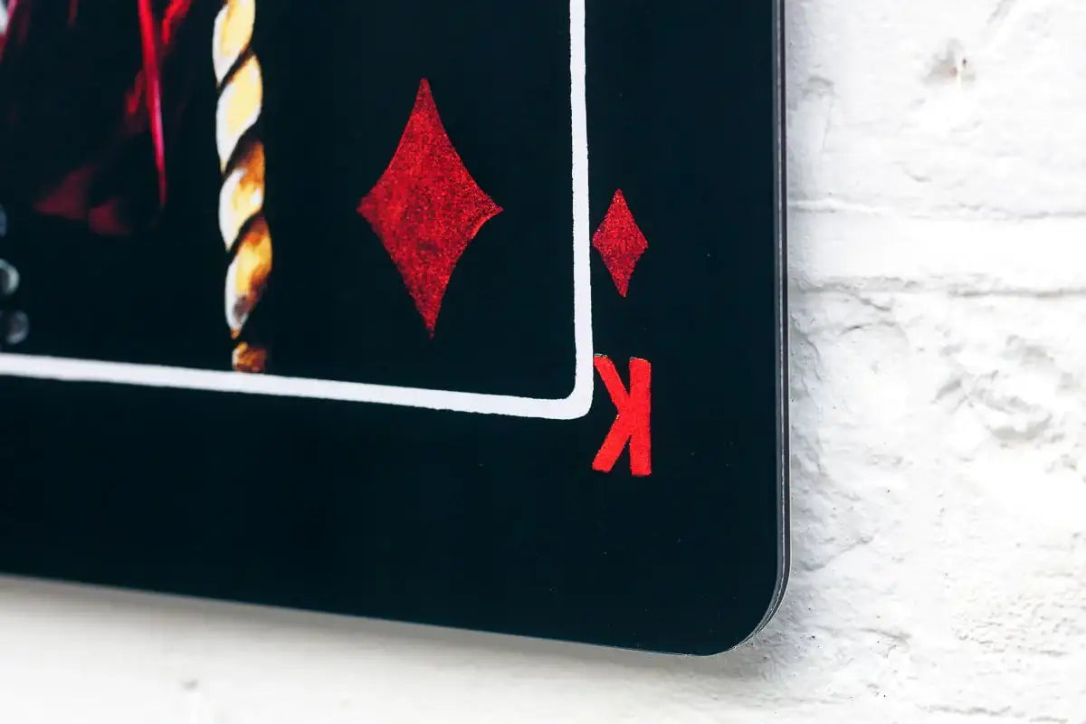 King Of Diamonds - Acrylic Edition - SOLD by artist Becky Smith - Wyecliffe Galleries