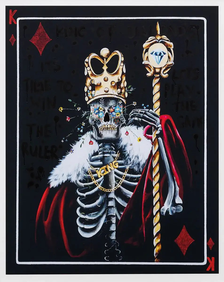 King Of Diamonds - Artist Proof by artist Becky Smith - Wyecliffe Galleries