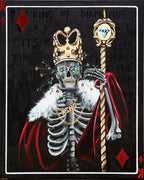 King Of Diamonds - Original - SOLD by artist Becky Smith - Wyecliffe Galleries