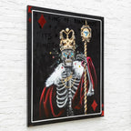 King Of Diamonds - Original - SOLD by artist Becky Smith - Wyecliffe Galleries