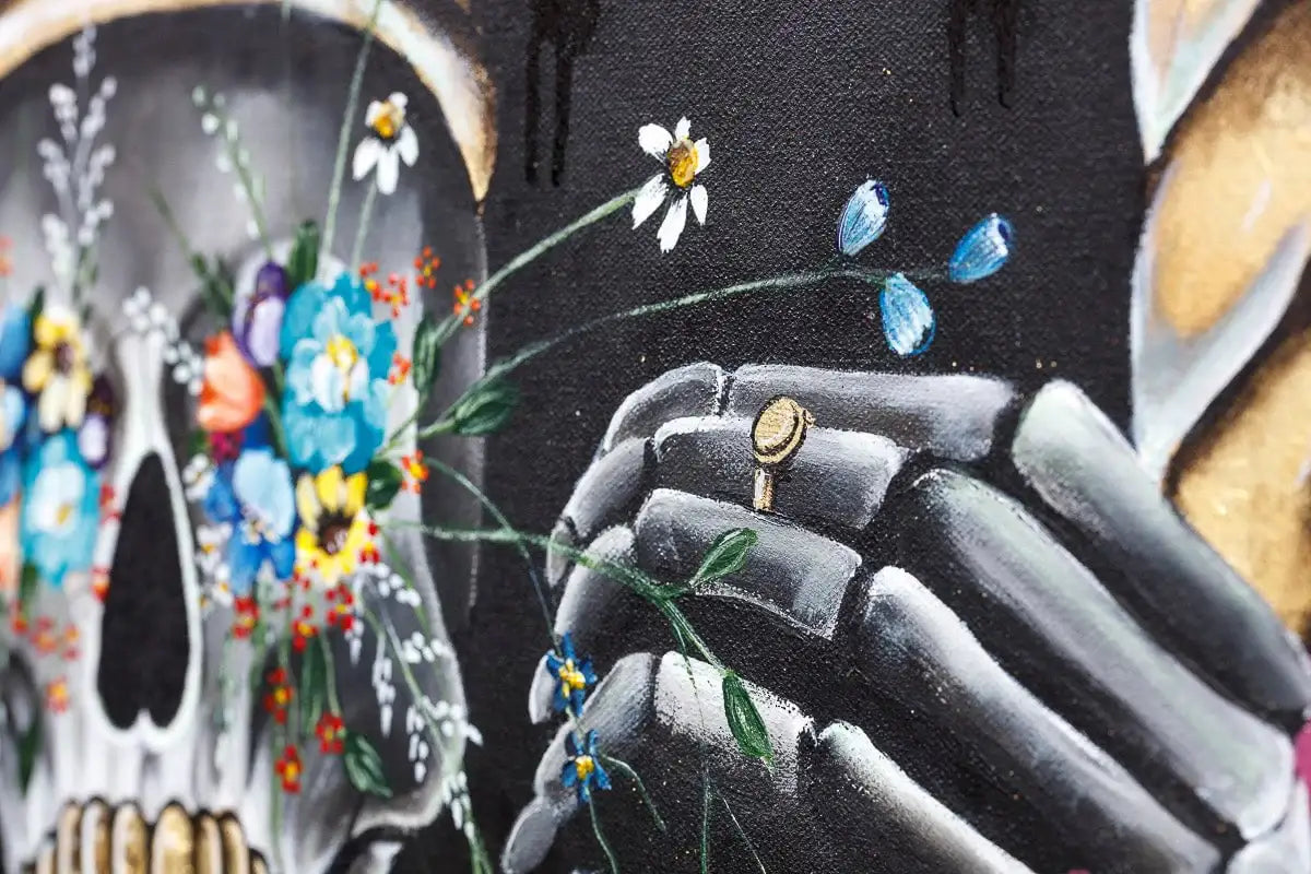 King Of Diamonds - Original - SOLD by artist Becky Smith - Wyecliffe Galleries