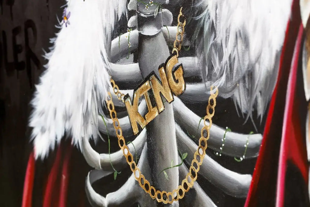 King Of Diamonds - Original - SOLD by artist Becky Smith - Wyecliffe Galleries