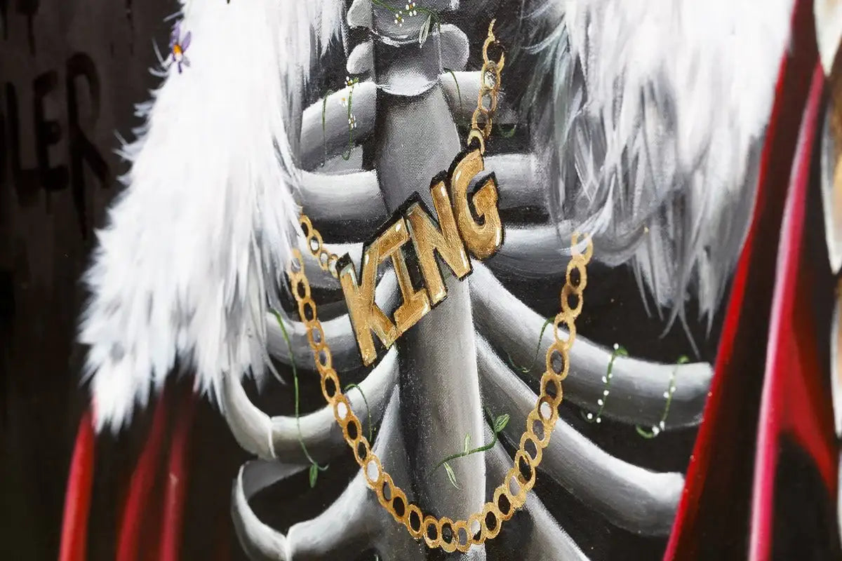 King Of Diamonds - Original - SOLD by artist Becky Smith - Wyecliffe Galleries