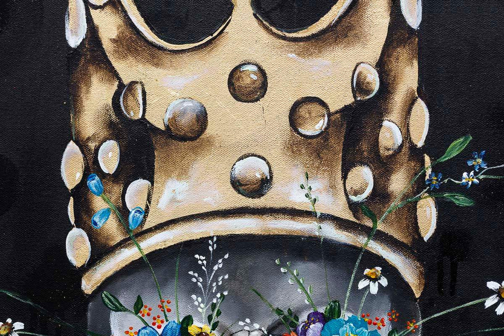 King Of Diamonds - Original - SOLD by artist Becky Smith - Wyecliffe Galleries