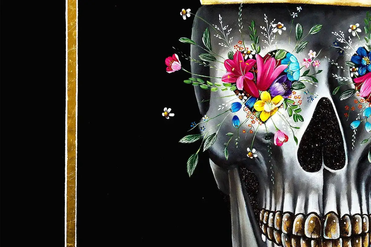 King of Diamonds & Queen of Hearts - Set of Two - Acrylic Edition - SOLD by artist Becky Smith - Wyecliffe Galleries