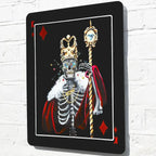 King of Diamonds & Queen of Hearts - Set of Two - Acrylic Edition - SOLD by artist Becky Smith - Wyecliffe Galleries