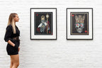 King of Diamonds & Queen of Hearts - Set of Two - Artist Proof by artist Becky Smith - Wyecliffe Galleries