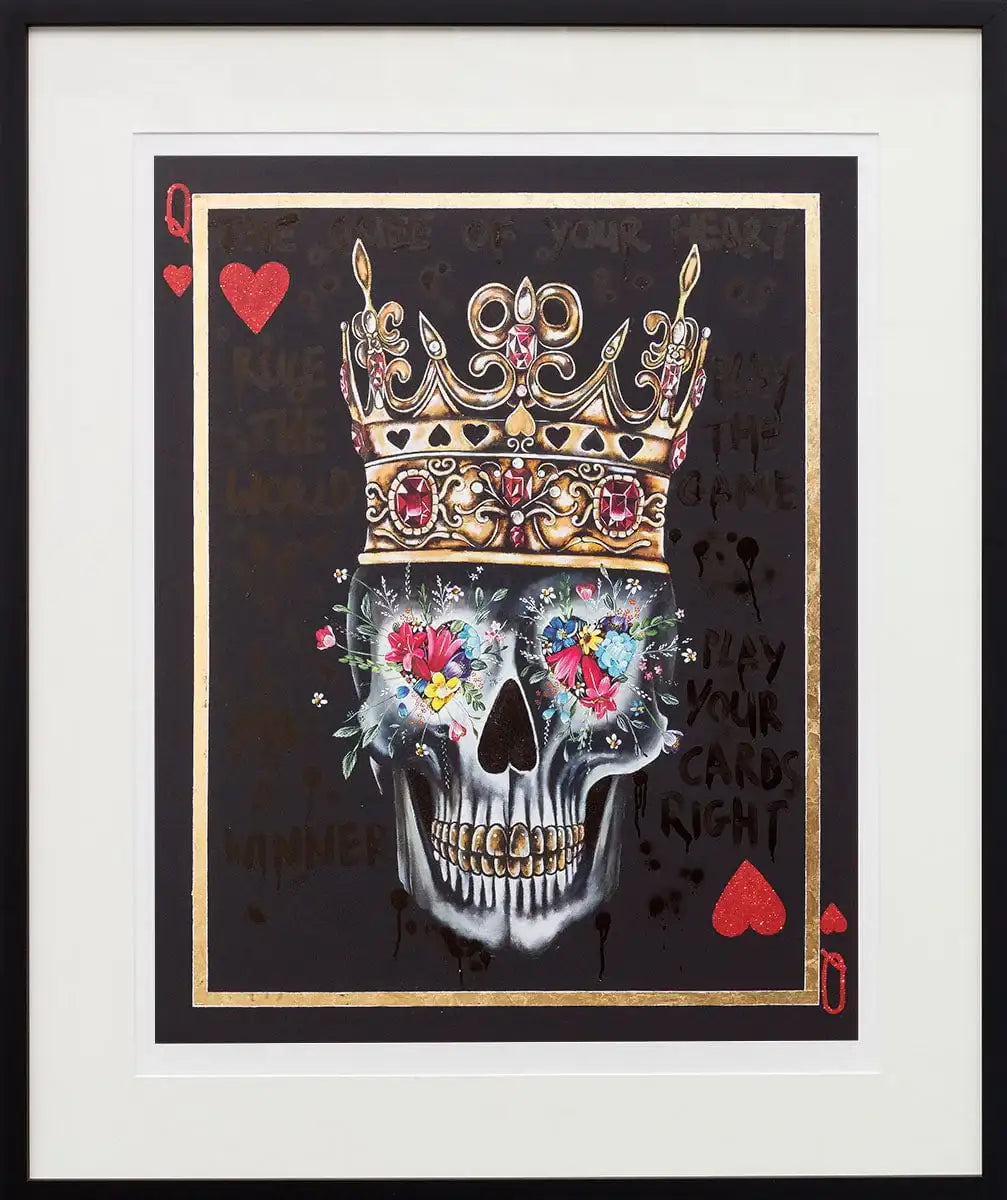 King of Diamonds & Queen of Hearts - Set of Two - Artist Proof by artist Becky Smith - Wyecliffe Galleries