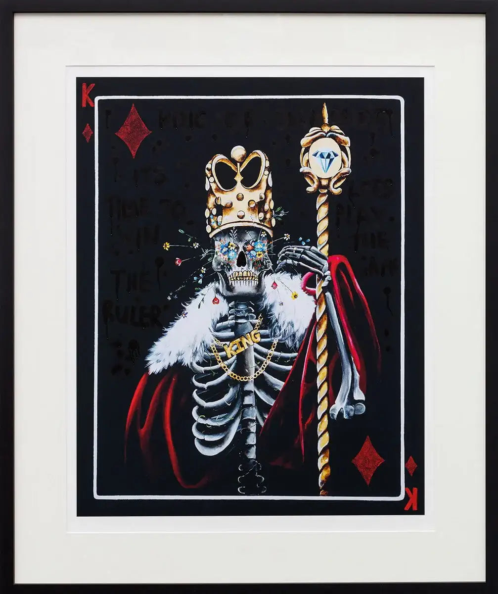 King of Diamonds & Queen of Hearts - Set of Two - Artist Proof by artist Becky Smith - Wyecliffe Galleries