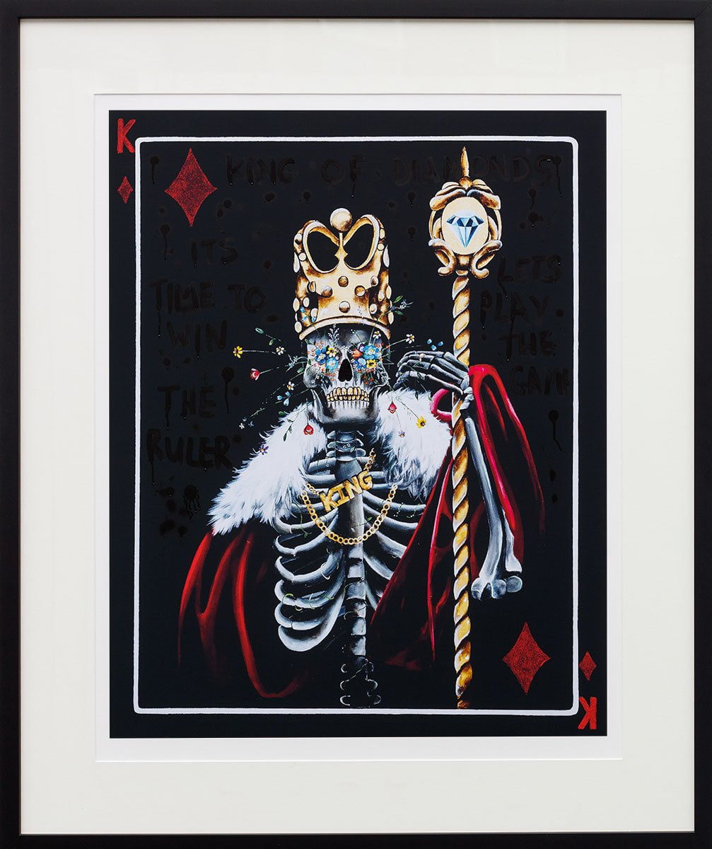 King of Diamonds &amp; Queen of Hearts - Set of Two - Artist Proof Becky Smith