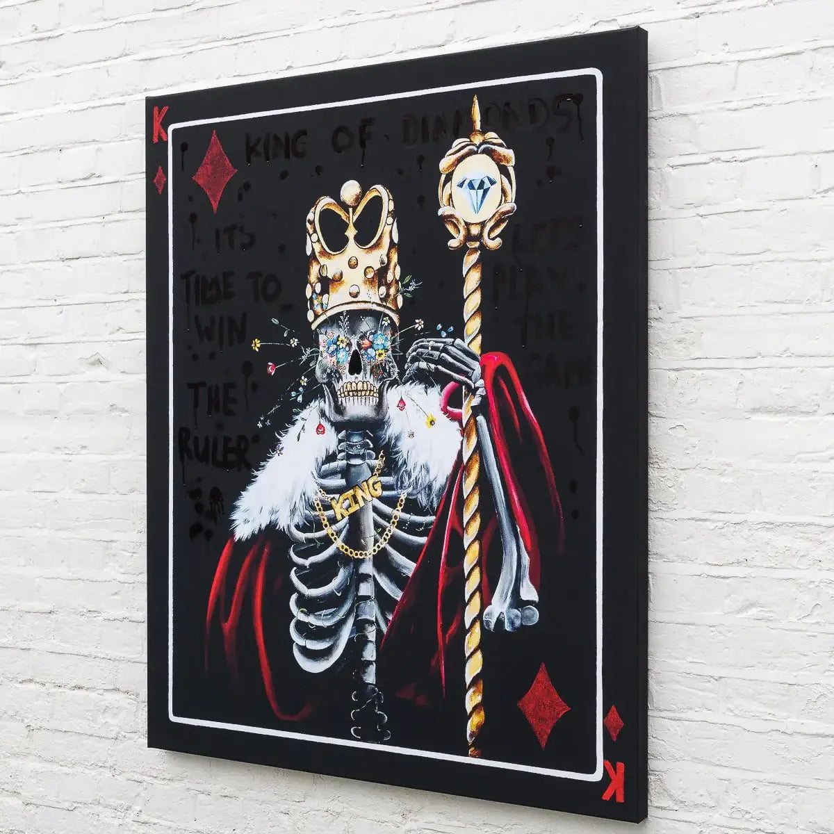 King Of Diamonds - XL Deluxe Edition by artist Becky Smith - Wyecliffe Galleries