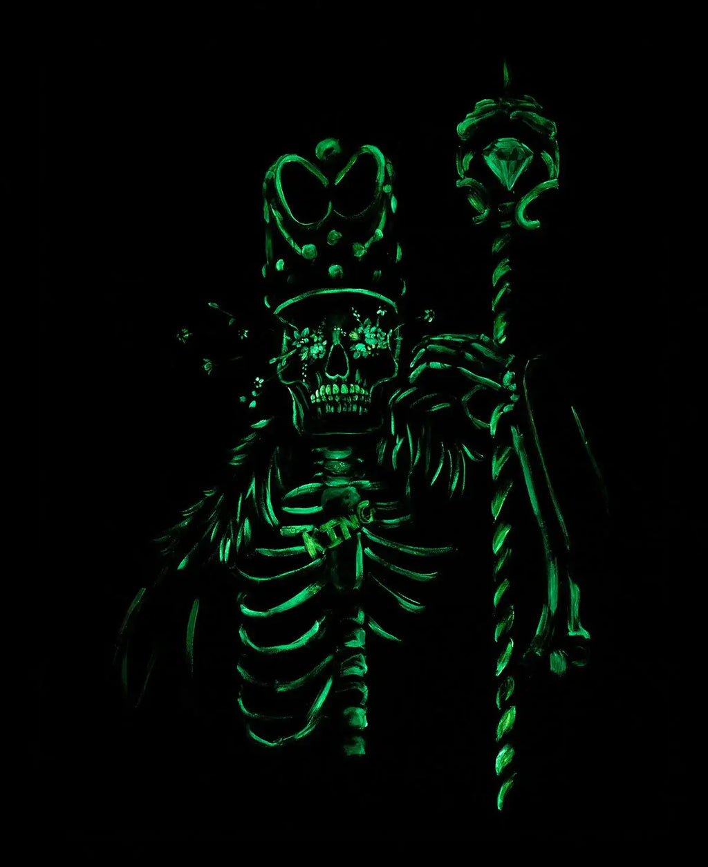 King Of Diamonds - XL Deluxe Edition by artist Becky Smith - Wyecliffe Galleries