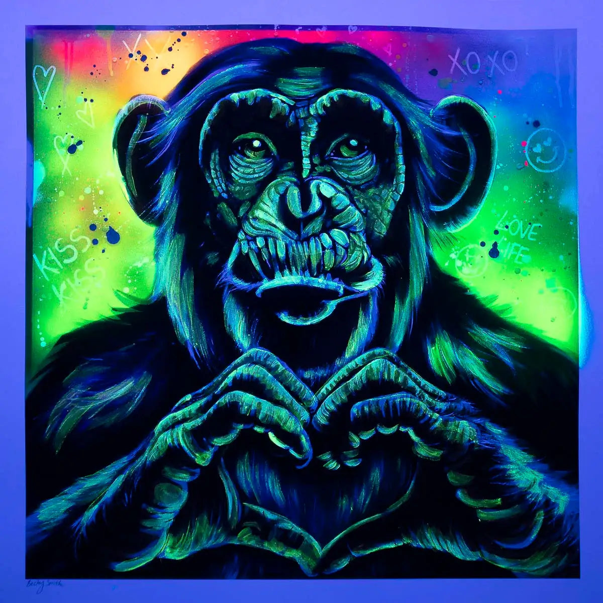 Kiss Kiss - Artist Proof by artist Becky Smith - Wyecliffe Galleries