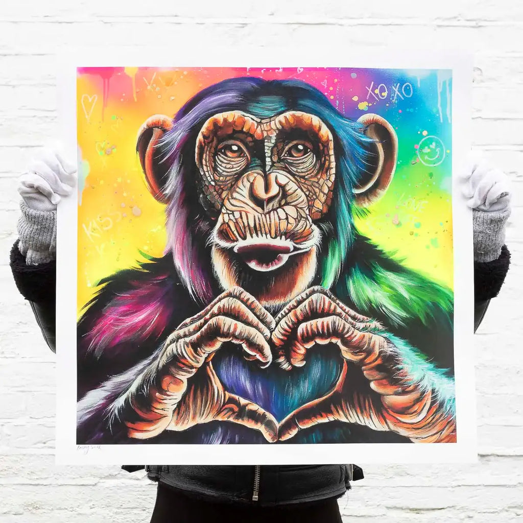 Kiss Kiss - Artist Proof by artist Becky Smith - Wyecliffe Galleries