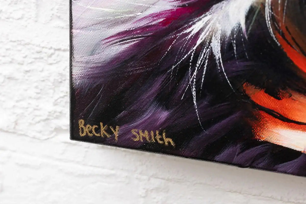 Kiss Kiss - Original by artist Becky Smith - Wyecliffe Galleries