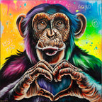 Kiss Kiss - Original by artist Becky Smith - Wyecliffe Galleries