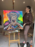 Kiss Kiss - Original by artist Becky Smith - Wyecliffe Galleries