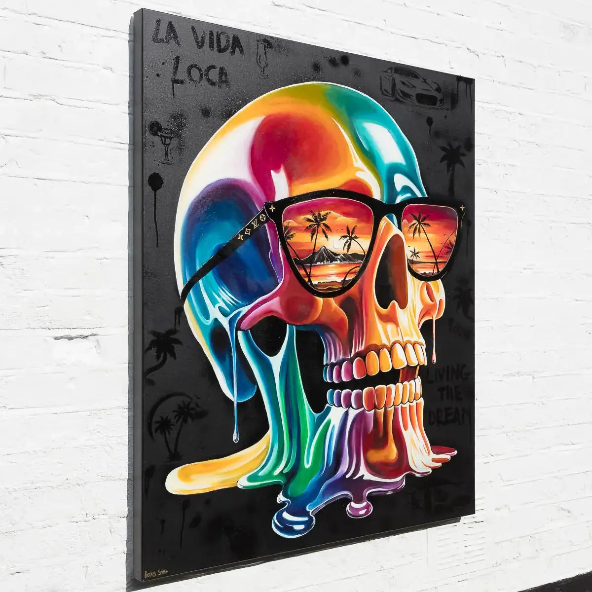 La Vida Loca - Original - SOLD by artist Becky Smith - Wyecliffe Galleries