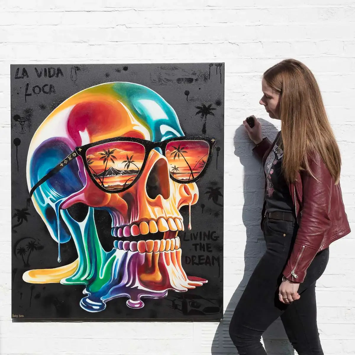 La Vida Loca - Original - SOLD by artist Becky Smith - Wyecliffe Galleries