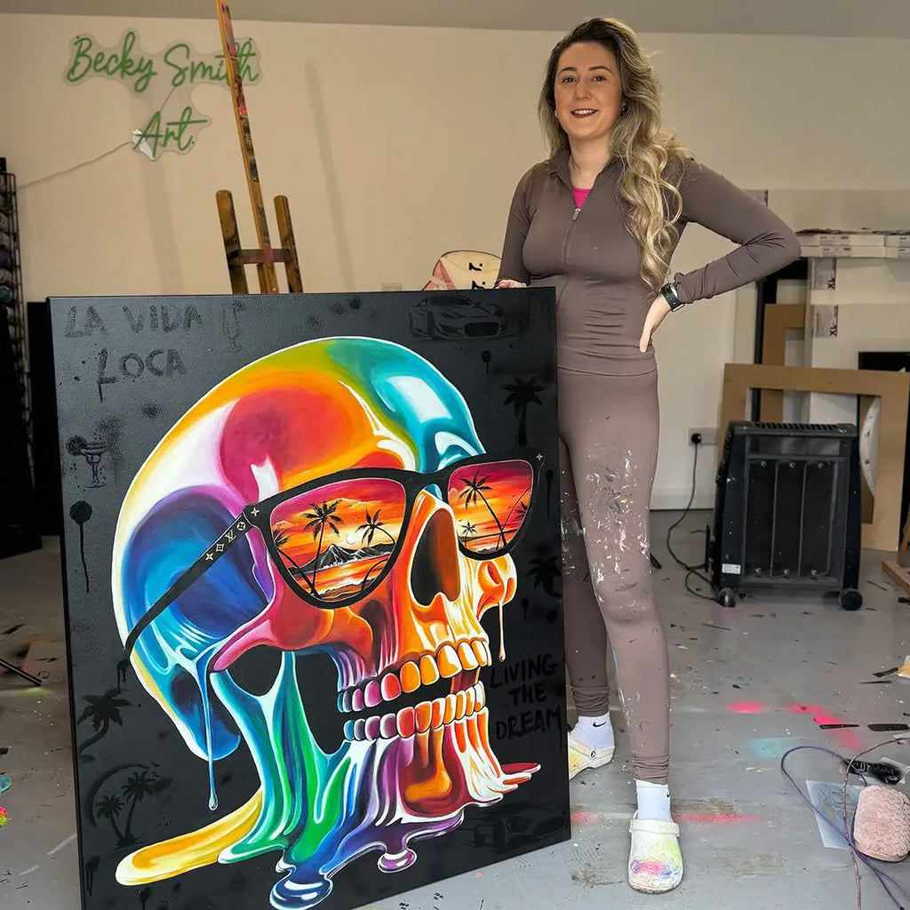 La Vida Loca - Original - SOLD by artist Becky Smith - Wyecliffe Galleries