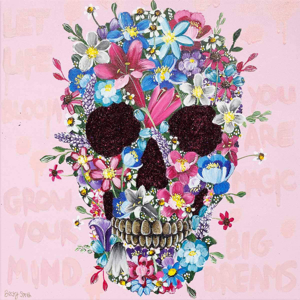 Let Life Bloom - Original - SOLD by artist Becky Smith - Wyecliffe Galleries