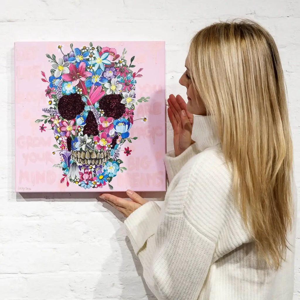 Let Life Bloom - Original - SOLD by artist Becky Smith - Wyecliffe Galleries