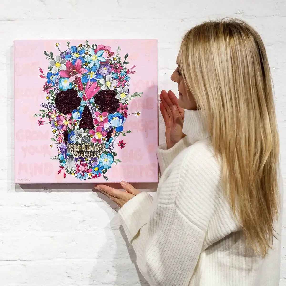 Let Life Bloom - Original - SOLD by artist Becky Smith - Wyecliffe Galleries